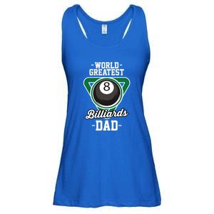 Father's Day World Greates Billiards Dad Gift For Dad Ladies Essential Flowy Tank