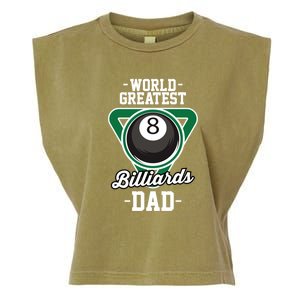 Father's Day World Greates Billiards Dad Gift For Dad Garment-Dyed Women's Muscle Tee