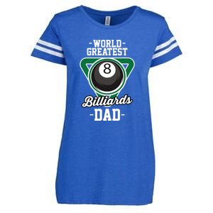 Father's Day World Greates Billiards Dad Gift For Dad Enza Ladies Jersey Football T-Shirt