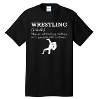 Funny Definition Wrestling Wrestler  Tall T-Shirt