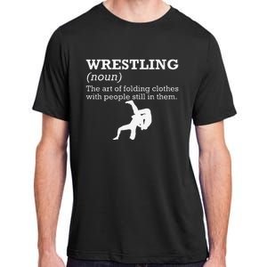 Funny Definition Wrestling Wrestler  Adult ChromaSoft Performance T-Shirt