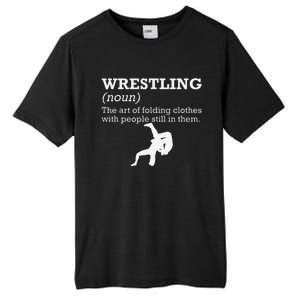 Funny Definition Wrestling Wrestler  Tall Fusion ChromaSoft Performance T-Shirt