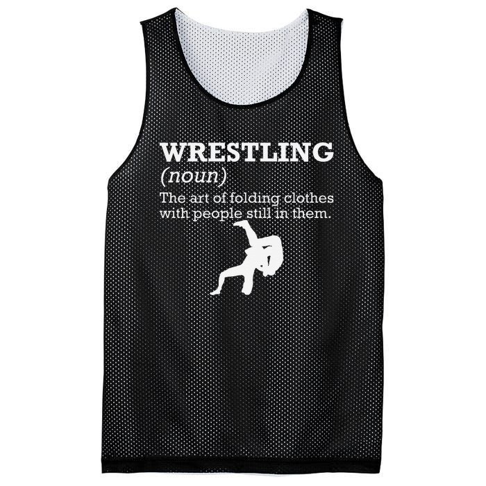 Funny Definition Wrestling Wrestler  Mesh Reversible Basketball Jersey Tank