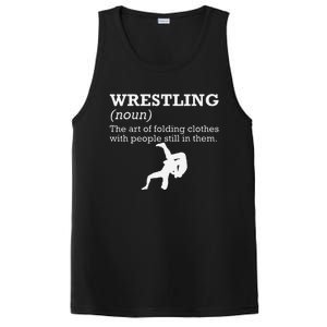 Funny Definition Wrestling Wrestler  PosiCharge Competitor Tank