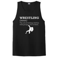 Funny Definition Wrestling Wrestler  PosiCharge Competitor Tank