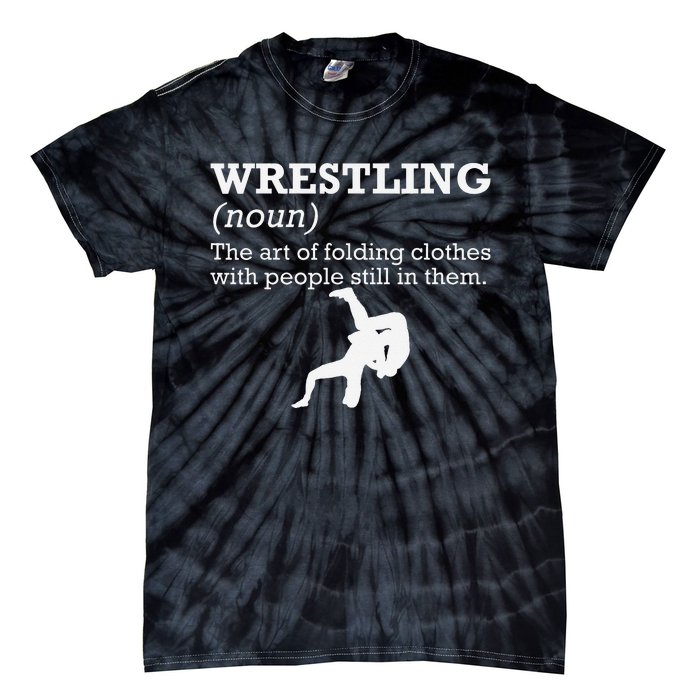 Funny Definition Wrestling Wrestler  Tie-Dye T-Shirt