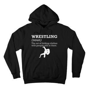 Funny Definition Wrestling Wrestler  Tall Hoodie