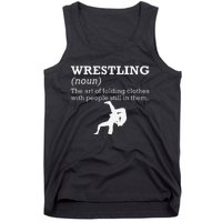 Funny Definition Wrestling Wrestler  Tank Top