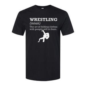 Funny Definition Wrestling Wrestler  Softstyle CVC T-Shirt