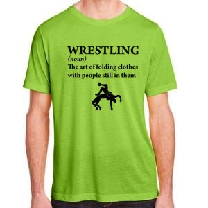 Funny Definition Wrestling Wrestler Adult ChromaSoft Performance T-Shirt