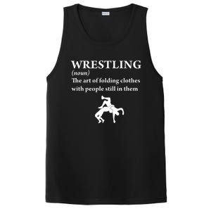 Funny Definition Wrestling Wrestler PosiCharge Competitor Tank