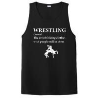 Funny Definition Wrestling Wrestler PosiCharge Competitor Tank