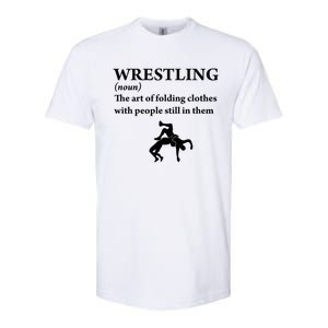 Funny Definition Wrestling Wrestler Softstyle CVC T-Shirt