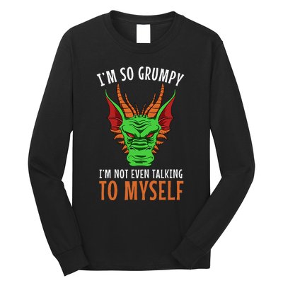 Funny Dragon Winged Fire Breathing Flying Mythical Creature Long Sleeve Shirt