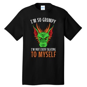 Funny Dragon Winged Fire Breathing Flying Mythical Creature Tall T-Shirt