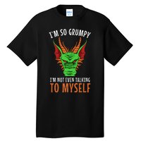 Funny Dragon Winged Fire Breathing Flying Mythical Creature Tall T-Shirt