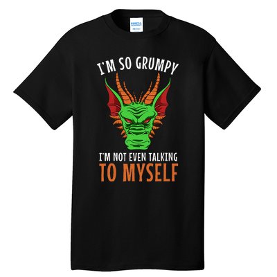 Funny Dragon Winged Fire Breathing Flying Mythical Creature Tall T-Shirt