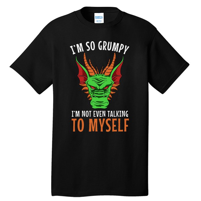 Funny Dragon Winged Fire Breathing Flying Mythical Creature Tall T-Shirt