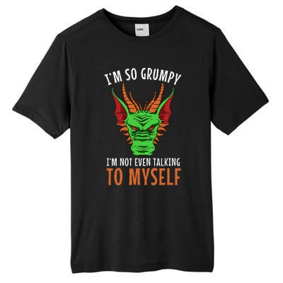 Funny Dragon Winged Fire Breathing Flying Mythical Creature Tall Fusion ChromaSoft Performance T-Shirt