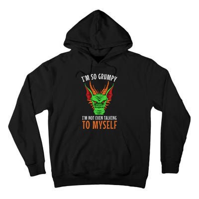 Funny Dragon Winged Fire Breathing Flying Mythical Creature Tall Hoodie