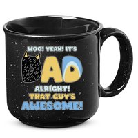 Fathers Day Woo Yeah Its Dad Alright That Guys Awesome 15oz Campfire Ceramic Mug
