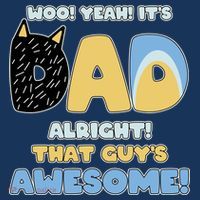 Fathers Day Woo Yeah Its Dad Alright That Guys Awesome Pom Pom 12in Knit Beanie