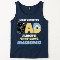 Fathers Day Woo Yeah Its Dad Alright That Guys Awesome Tank Top