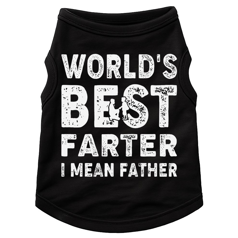 Father's Day World's Best Farter I Mean Father Doggie Tank