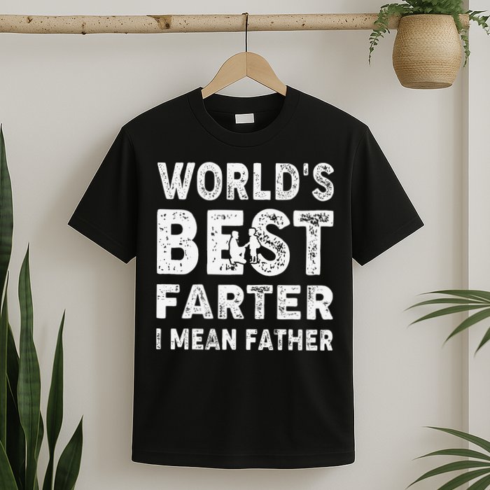 Father's Day World's Best Farter I Mean Father T-Shirt