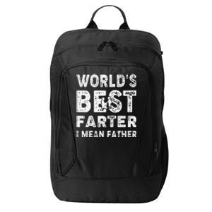 Father's Day World's Best Farter I Mean Father City Backpack