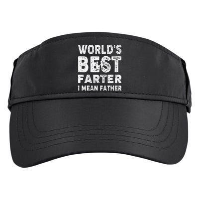 Father's Day World's Best Farter I Mean Father Adult Drive Performance Visor