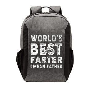 Father's Day World's Best Farter I Mean Father Vector Backpack