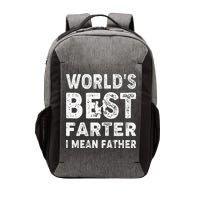 Father's Day World's Best Farter I Mean Father Vector Backpack