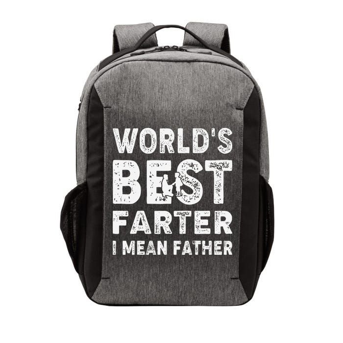 Father's Day World's Best Farter I Mean Father Vector Backpack