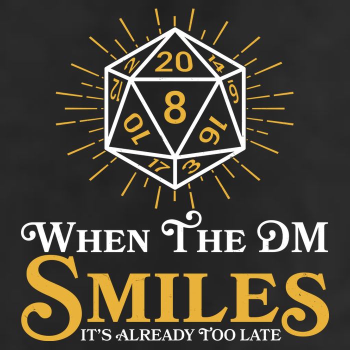 Funny DnD When The DM Smiles It's Already Too Late Cool Comfort Performance Bucket Hat