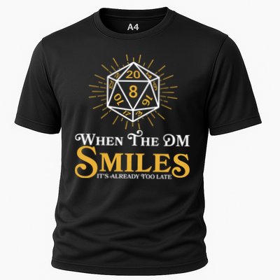 Funny DnD When The DM Smiles It's Already Too Late Performance Shirt