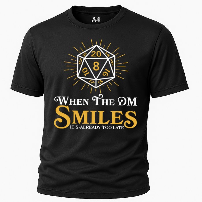 Funny DnD When The DM Smiles It's Already Too Late Performance Shirt