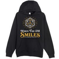 Funny DnD When The DM Smiles It's Already Too Late Premium Pullover Hoodie