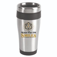Funny DnD When The DM Smiles It's Already Too Late 16oz Travel Tumbler