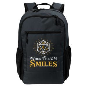 Funny DnD When The DM Smiles It's Already Too Late Daily Commute Backpack