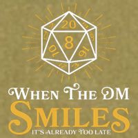 Funny DnD When The DM Smiles It's Already Too Late Garment-Dyed Women's Muscle Tee