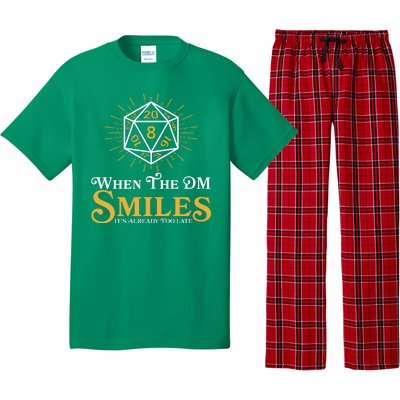 Funny DnD When The DM Smiles It's Already Too Late Pajama Set