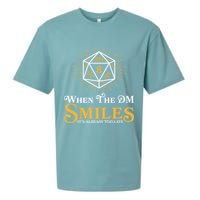 Funny DnD When The DM Smiles It's Already Too Late Sueded Cloud Jersey T-Shirt