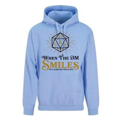 Funny DnD When The DM Smiles It's Already Too Late Unisex Surf Hoodie