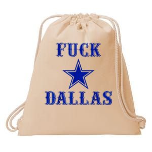 Fuck Dallas Western Style Design Drawstring Bag