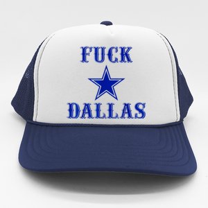 Fuck Dallas Western Style Design Trucker Hat