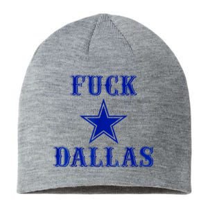 Fuck Dallas Western Style Design Sustainable Beanie