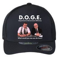 Funny D.O.G.E. What Would You Say You Do Here? Flexfit Unipanel Trucker Cap