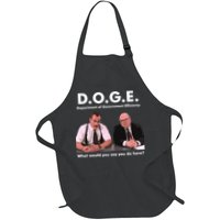 Funny D.O.G.E. What Would You Say You Do Here? Apron