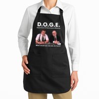 Funny D.O.G.E. What Would You Say You Do Here? Apron